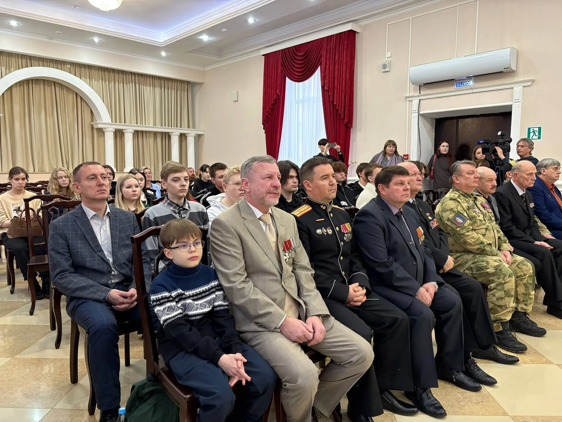 🔸️Сегодня студенты колледжа стали участниками значимого мероприятия "Герои Родины моей", посвящённо