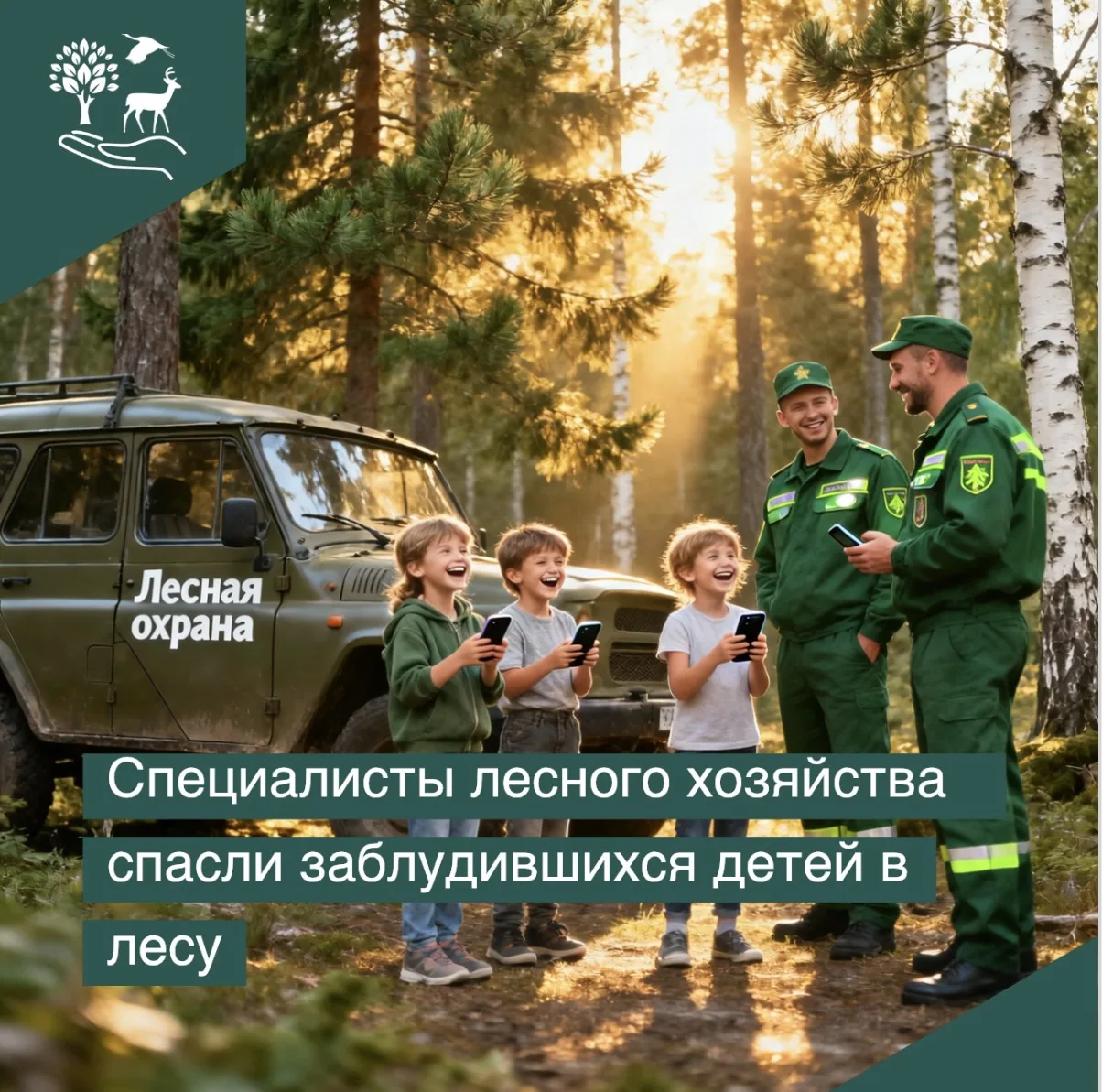 🌲👷‍♀️Специалисты лесного хозяйства спасли заблудившихся детей в лесу: операция со счастливым финал
