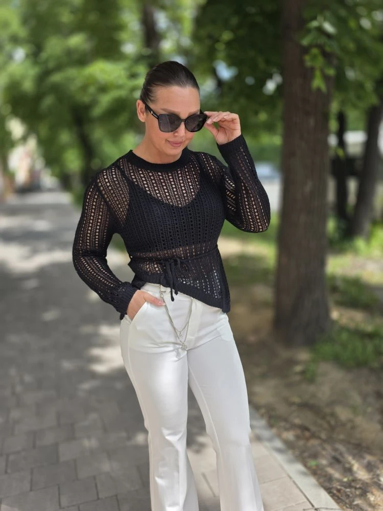 Контраст фактур и безупречная классика 🖤