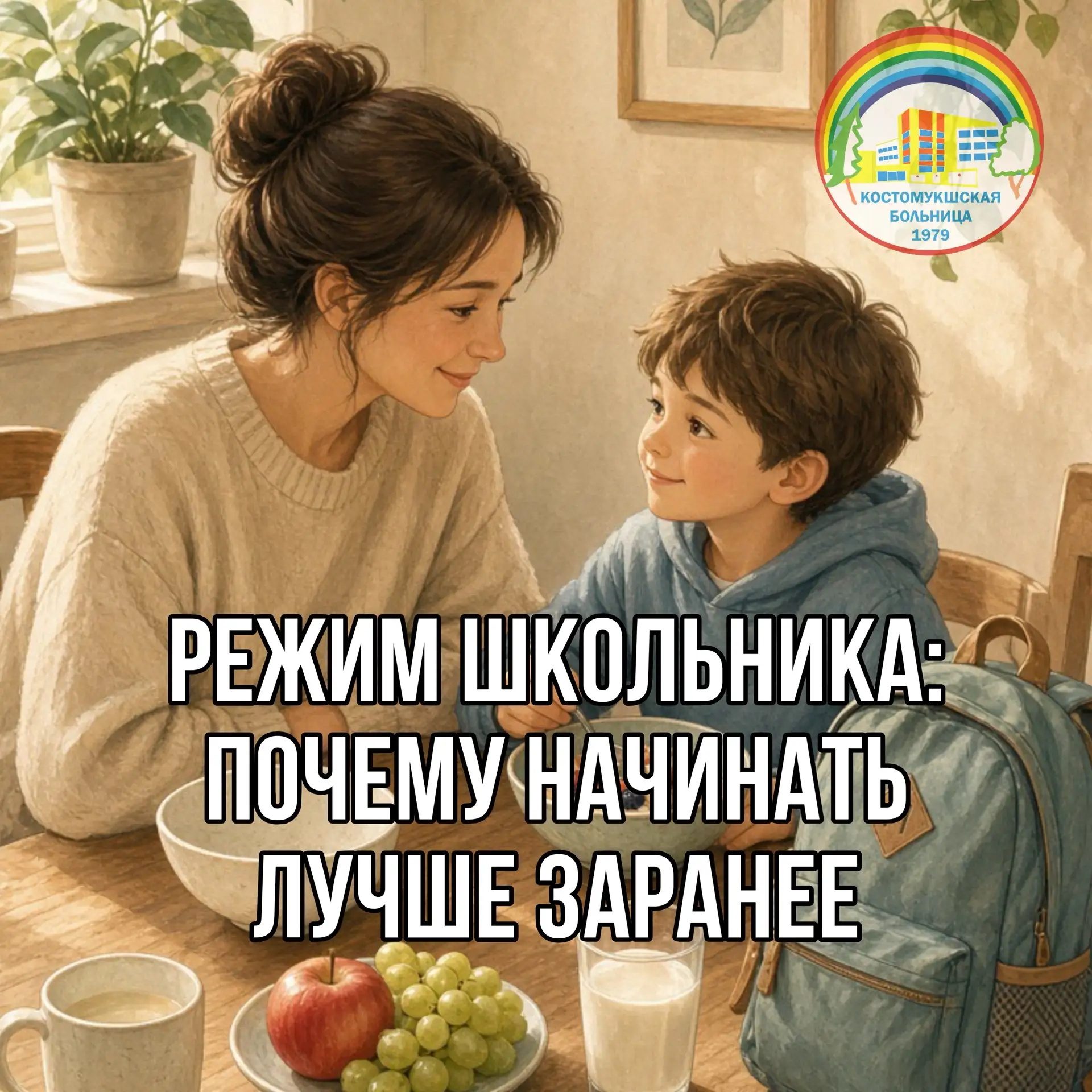 😴 Режим школьника: почему начинать лучше заранее