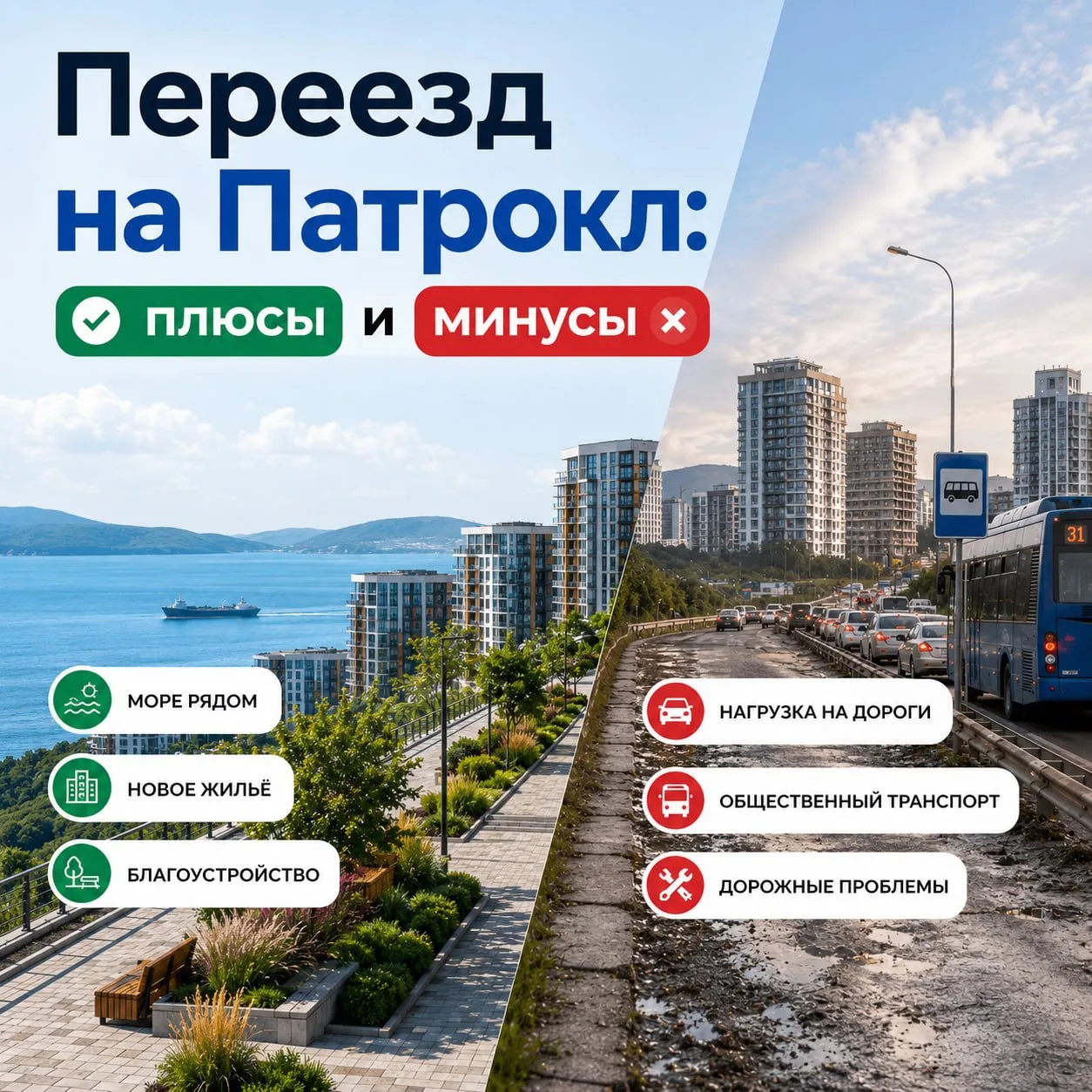 🌅Патрокл без иллюзий: рай у моря или боль с дорогами и школами?