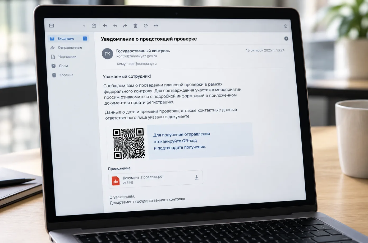 Мошенники стали чаще использовать QR-коды в рассылках от имени ведомств