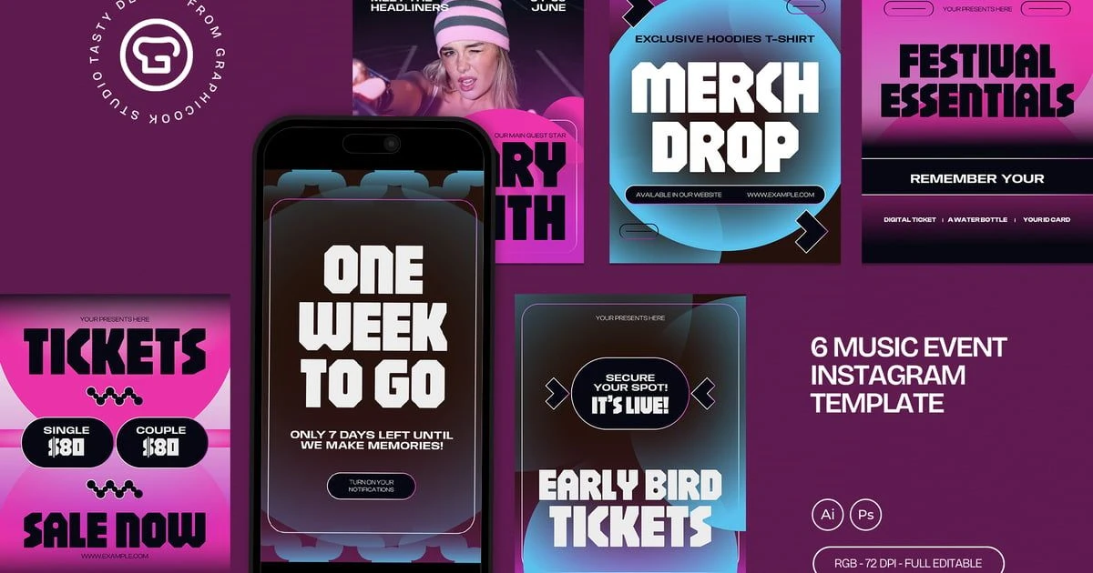 Music Event Instagram Template