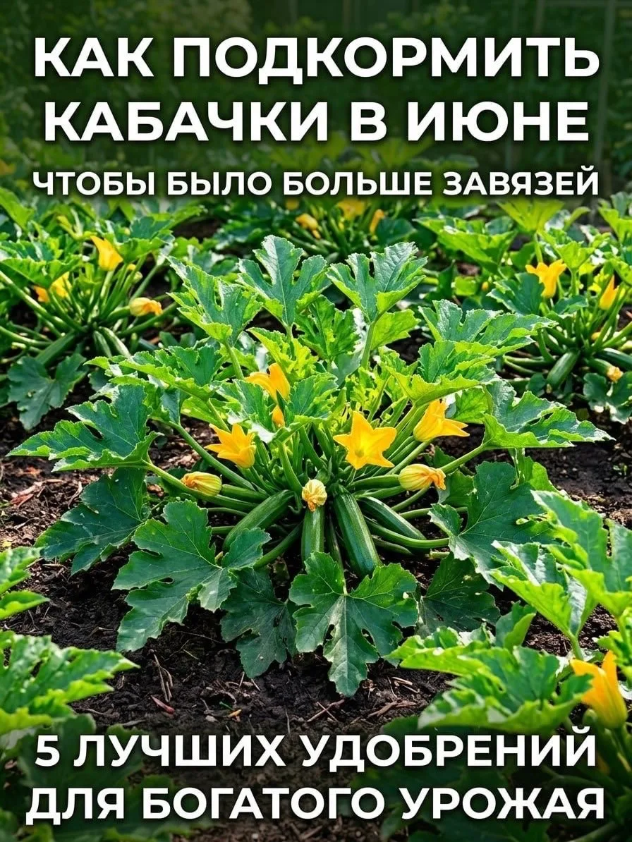 🥒Как подкормить кабачки в июне?
#огород

Кабачки могут плодоносить всё лето, но для этого им нужно 