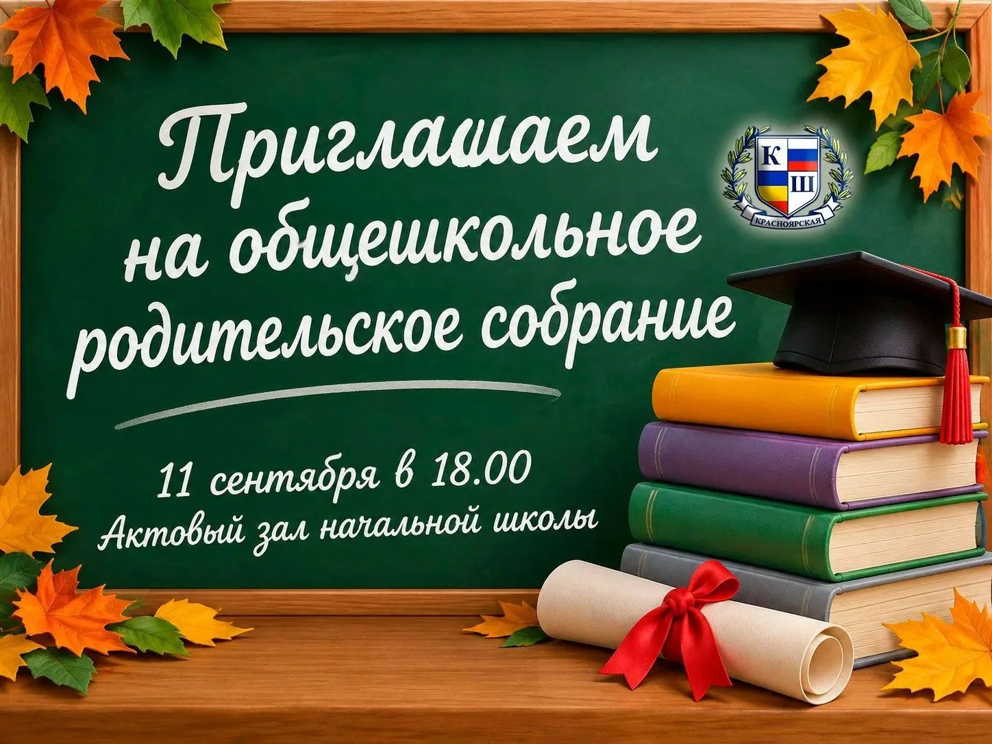🍁 УВАЖАЕМЫЕ РОДИТЕЛИ И ЗАКОННЫЕ ПРЕДСТАВИТЕЛИ УЧЕНИКОВ КРАСНОЯРСКОЙ ШКОЛЫ! 👋