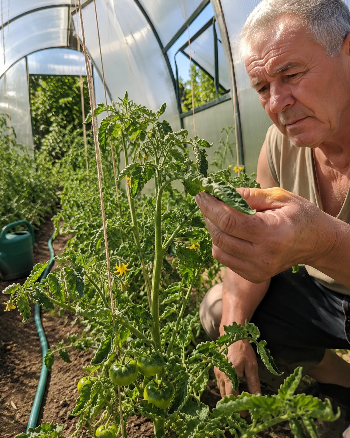 🍅 Почему скручиваются листья у томатов?