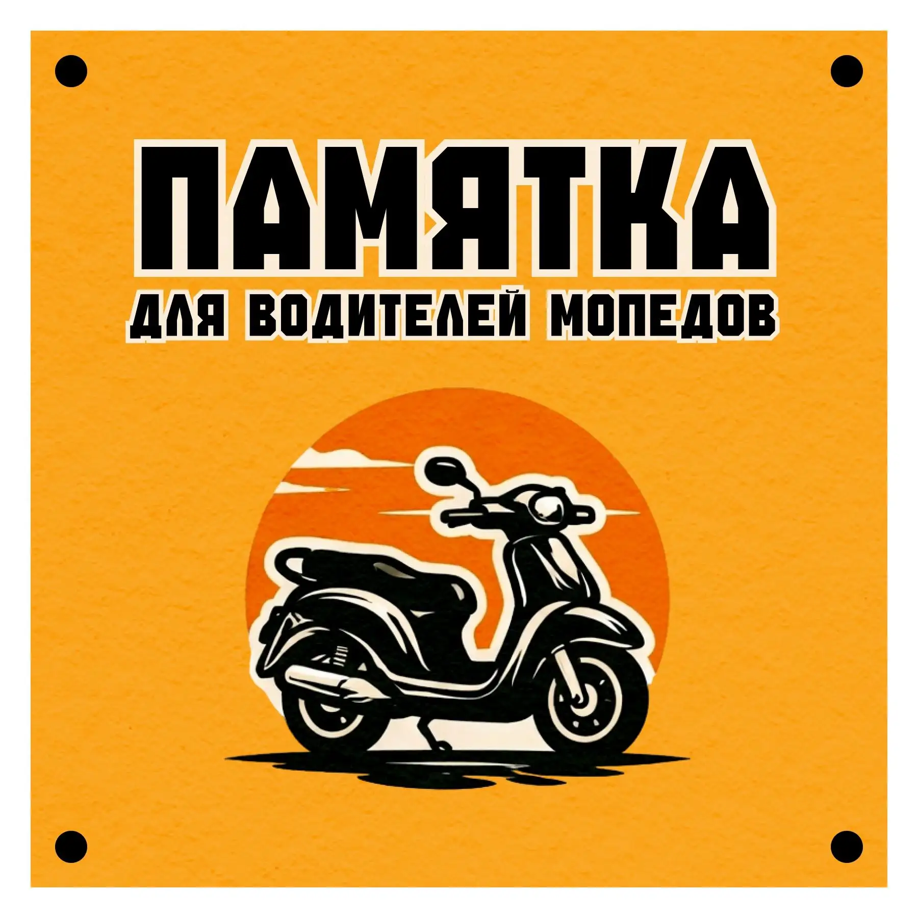 Мопед — это не просто развлечение, а полноценный транспорт, требующий ответственности.
