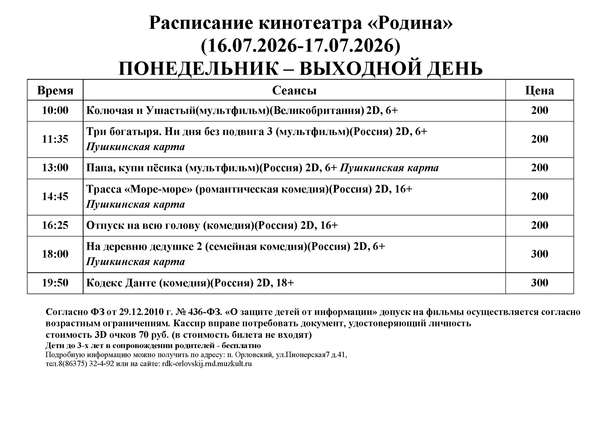 Медиа публикации
