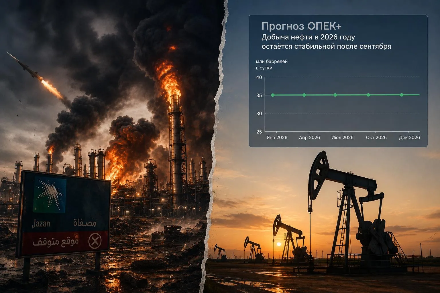 🌎🛢 Новость: Saudi Aramco остановила работу своего Нпз в Джазане мощностью 400 000 баррелей в сутки