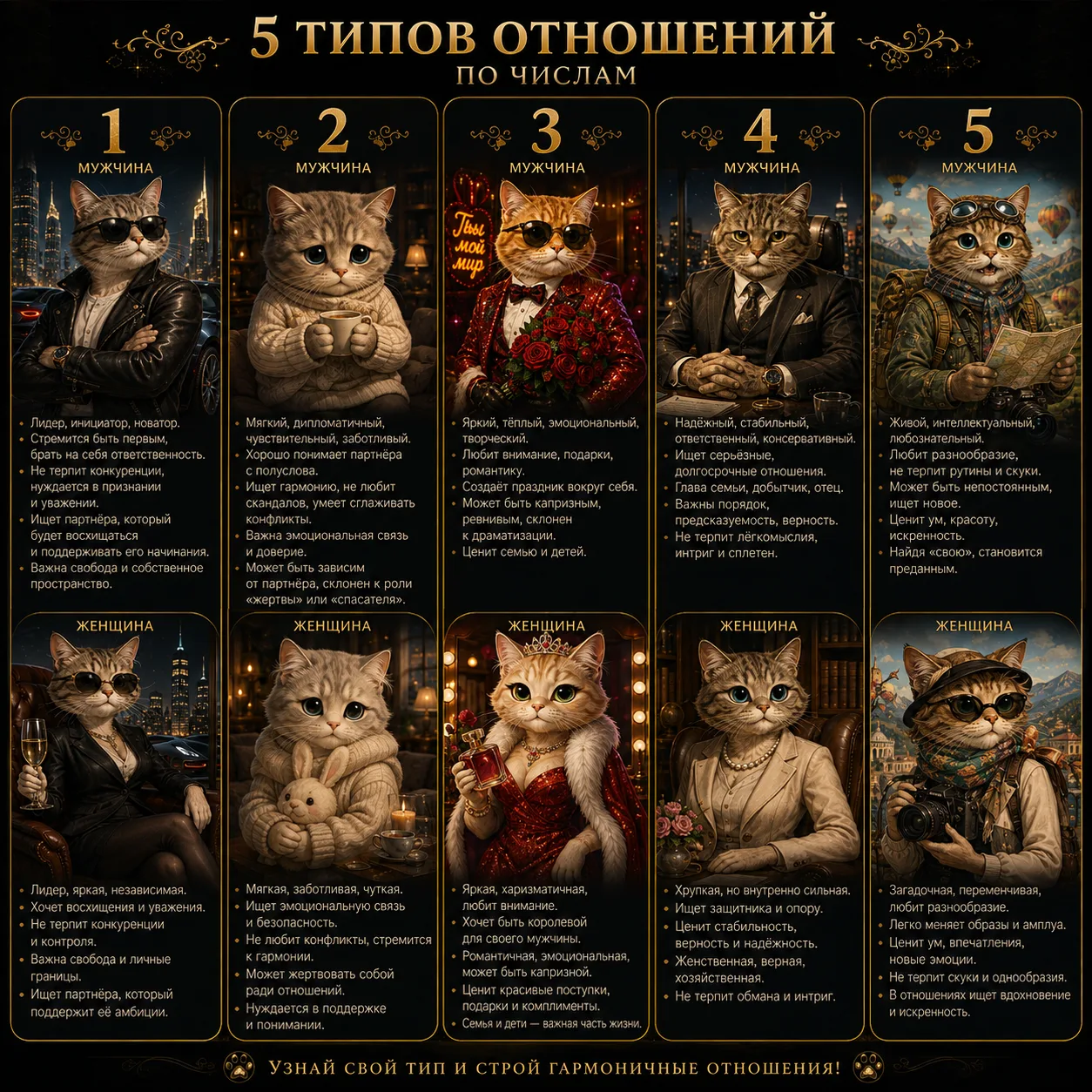 4 ключ  к сфере отношений, кто знает свой ключ - листайте и находите своего котика