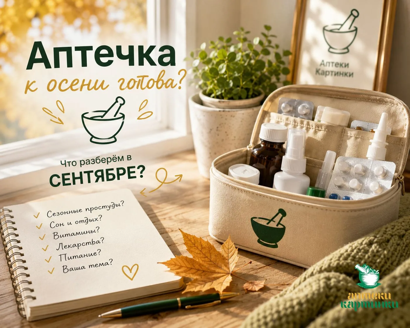 🍂 Аптечка к осени готова?