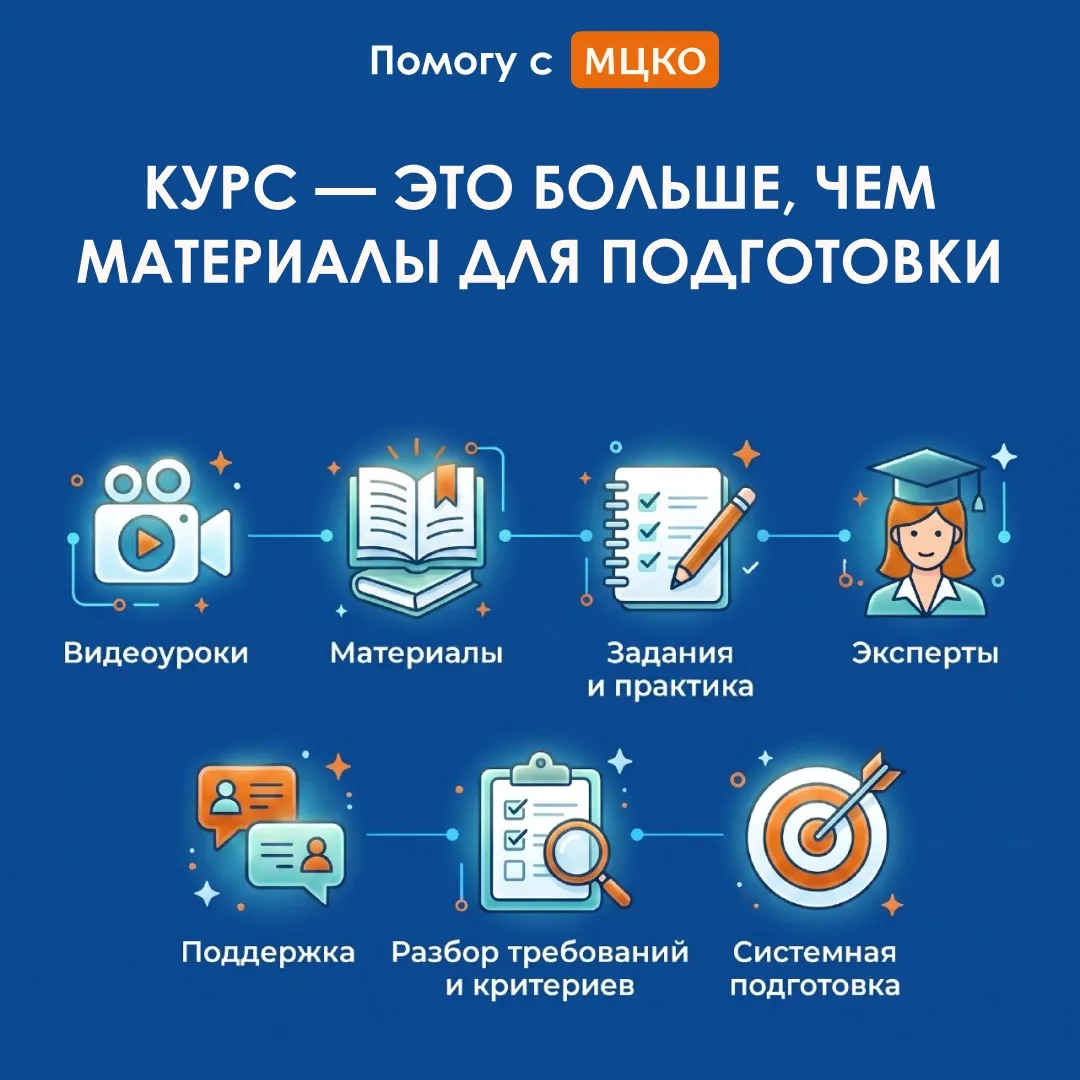 Наши курсы — это больше, чем материалы для подготовки к МЦКО
