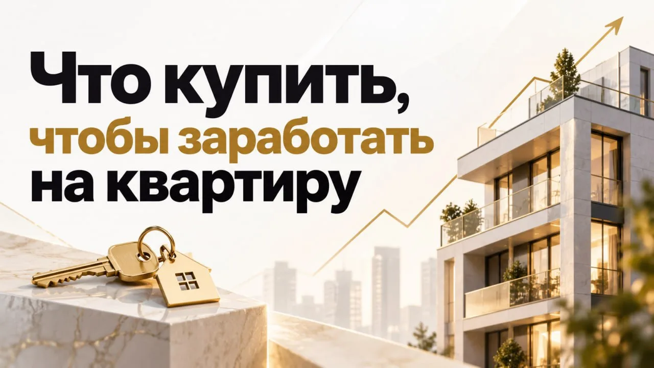 Что купить, чтобы заработать на квартиру
