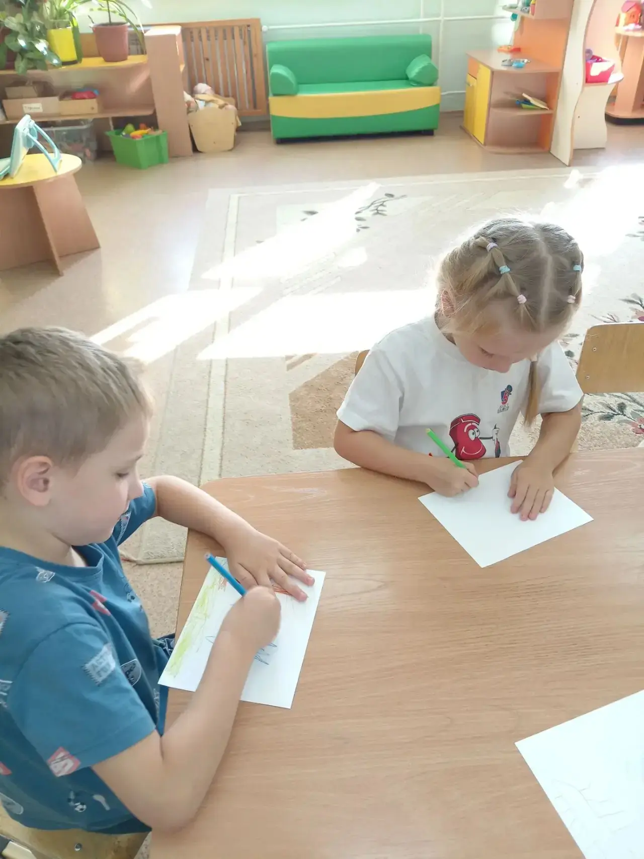 ✂️🎨 День в 7-й группе прошёл интересно и с пользой!