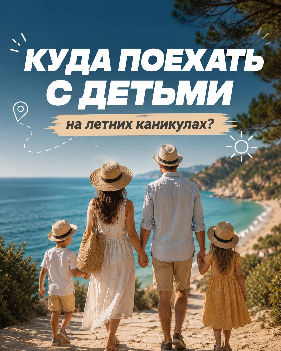 ☀️ Куда поехать отдыхать с детьми на летние каникулы?