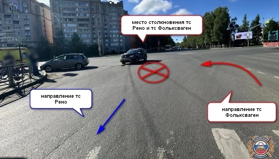 В Костроме на улице Индустриальной в ДТП пострадала пассажирка