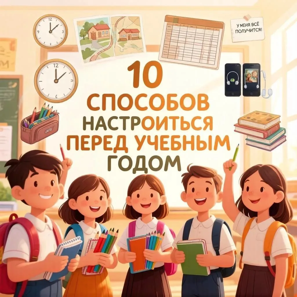 📚 10 способов настроиться перед учебным годом — поймаем этот настрой вместе! 📚