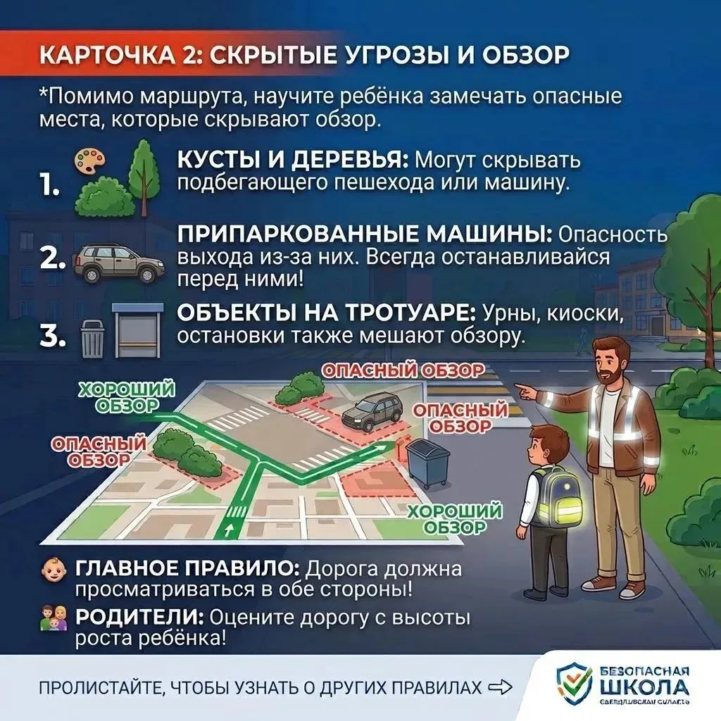 🚦Госавтоинспекция Свердловской области призывает родителей заранее отработать с детьми...