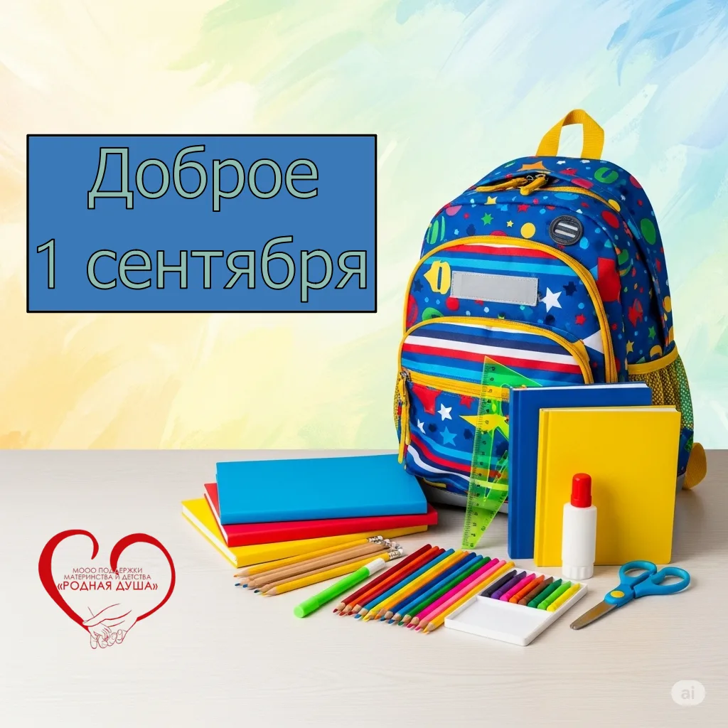 Ежегодная благотворительная акция «Доброе 1 сентября» 🎒✨