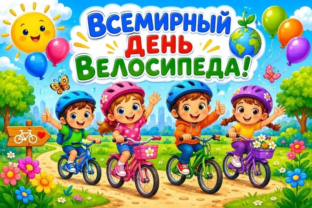 Всемирный день велосипеда отмечается ежегодно 3 июняВелосипед — простое, доступное, надёжное, эколог