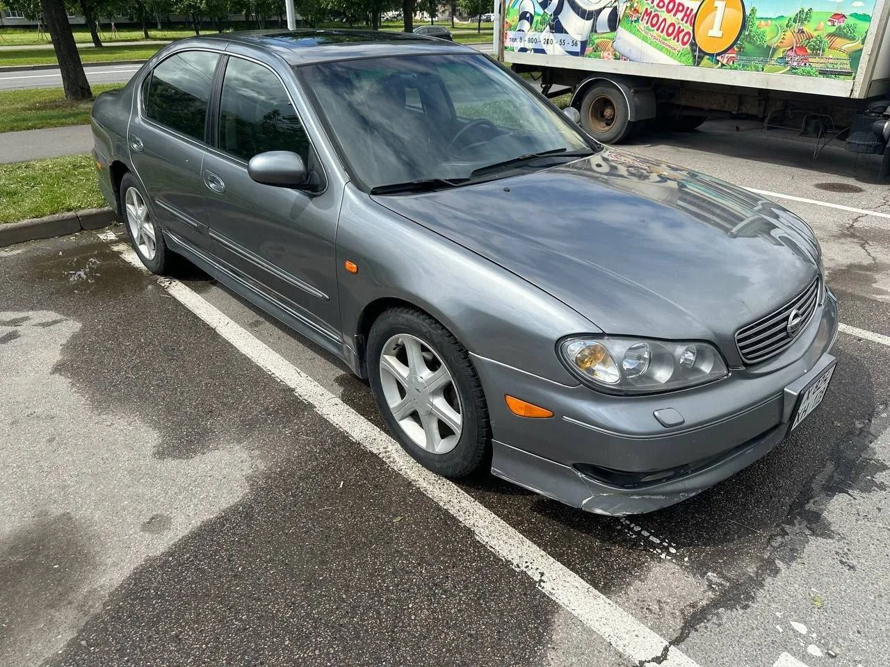 Nissan maxima 
2.0 (140л.с) АКПП 2005 год

По технике сел и поезал, акпп щелкает, двигатель ± поддым