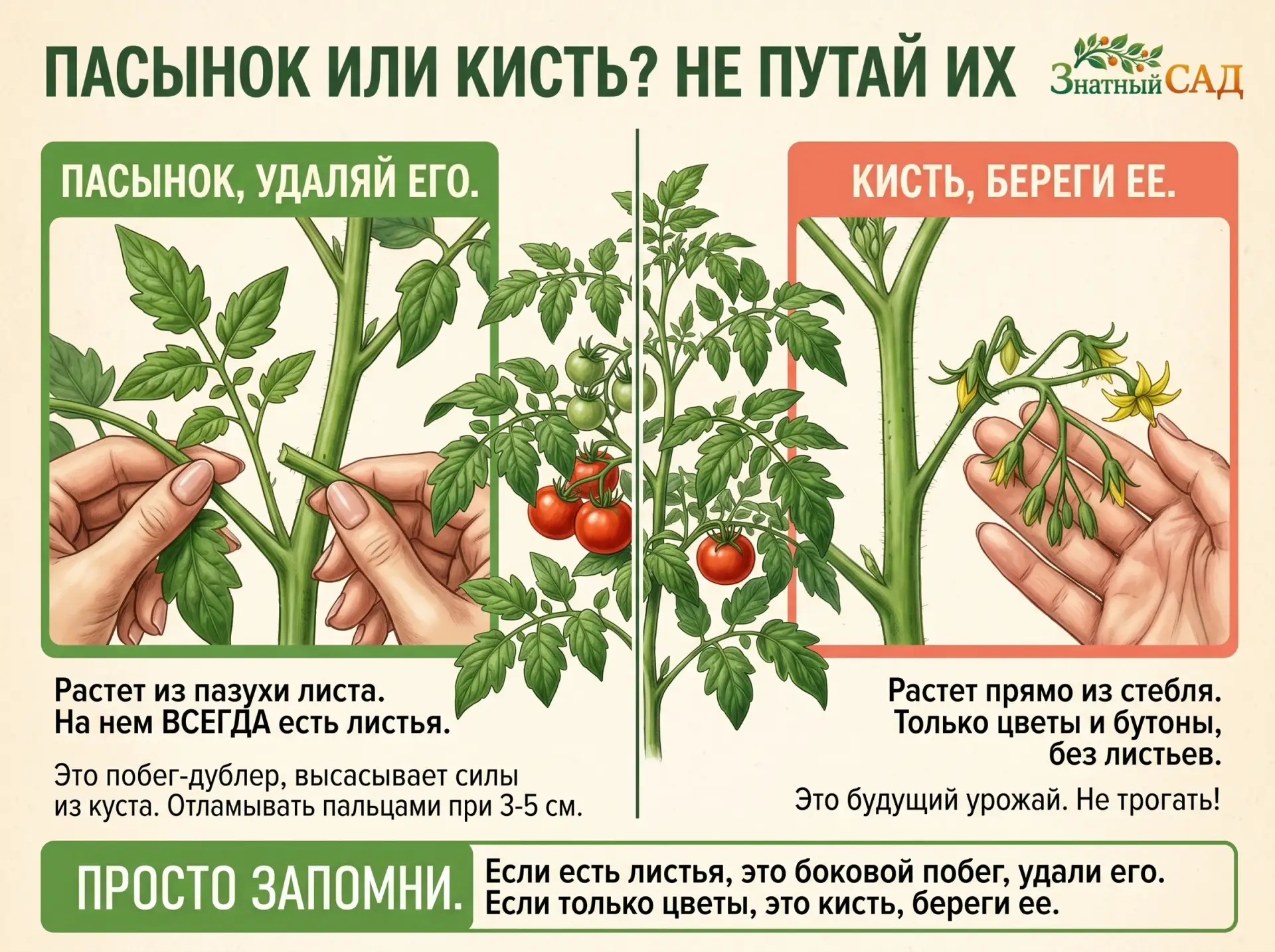 🍅 ПАСЫНОК ИЛИ КИСТЬ? ГЛАВНАЯ ПУТАНИЦА ИЮНЯ

Знатные мои, вот где даже бывалые садоводы замирают с н