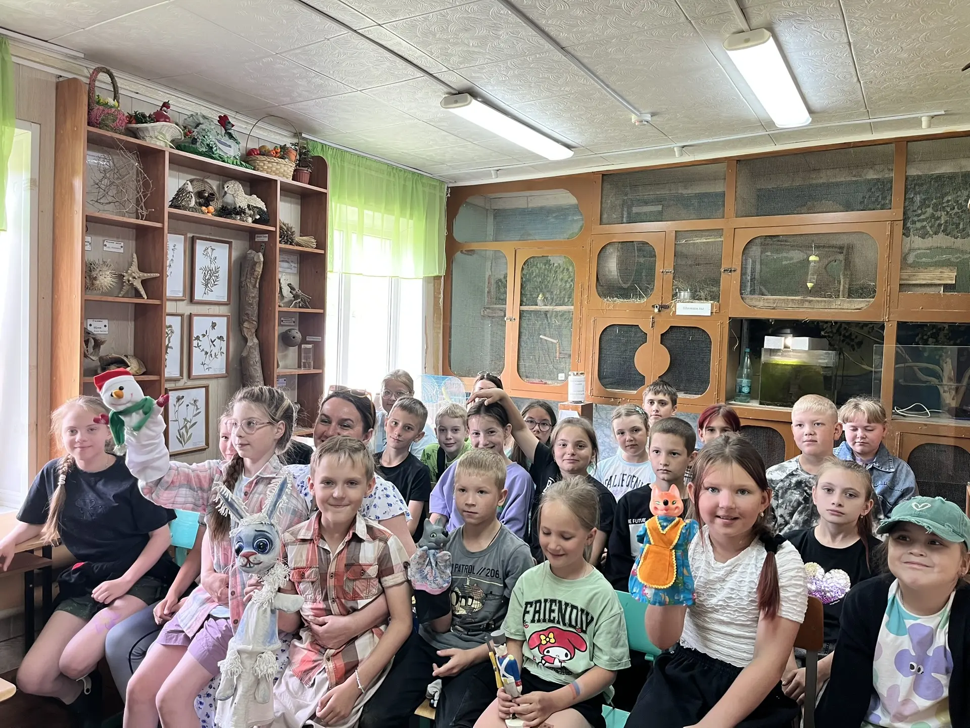 🎭 Театр-студия «Люди и куклы» в гостях у лагеря «Юннат»