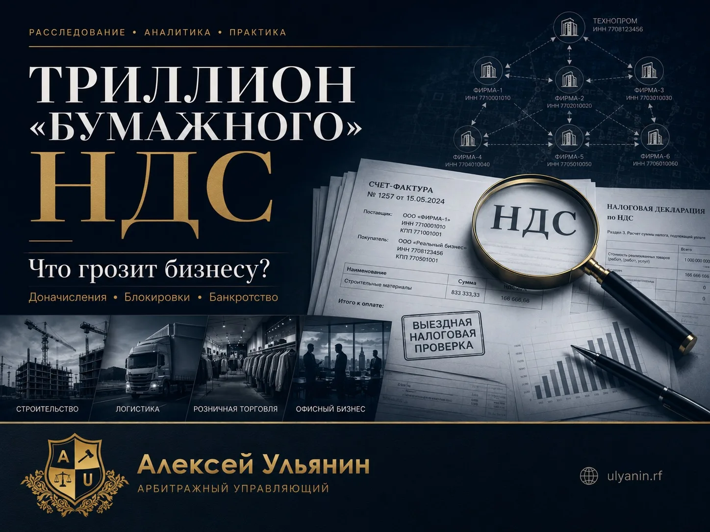 ТРИЛЛИОН «БУМАЖНОГО» НДС: ЗАДЕРЖАНИЕ ОРГАНИЗАТОРА — ТОЛЬКО НАЧАЛО