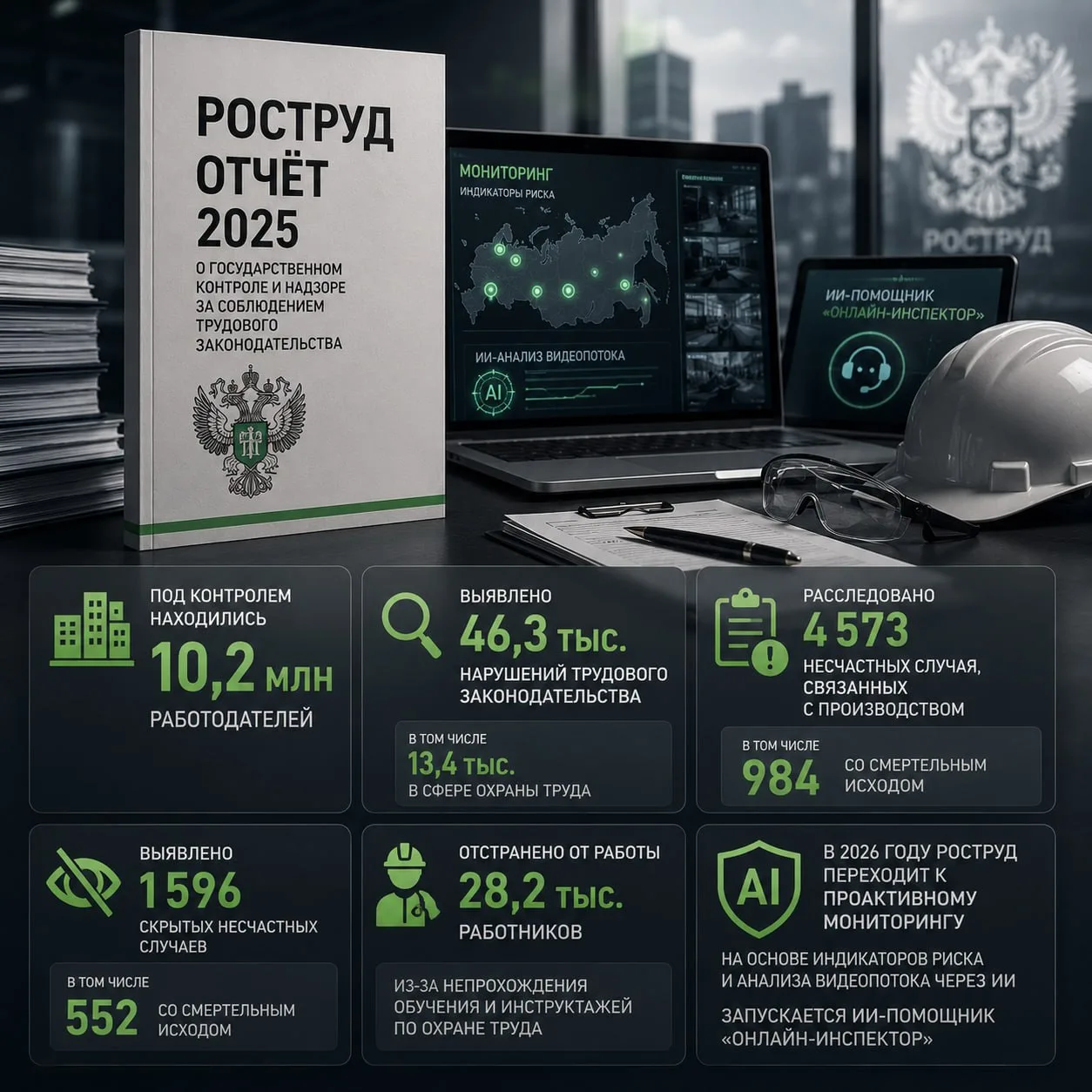 ⚡️Роструд опубликовал отчёт за 2025 год