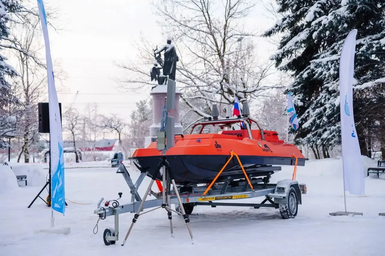 🚤 Беспилотный катер «Оркан» готовят к испытаниям в морском порту Архангельска  Безэкипажный катер «О
