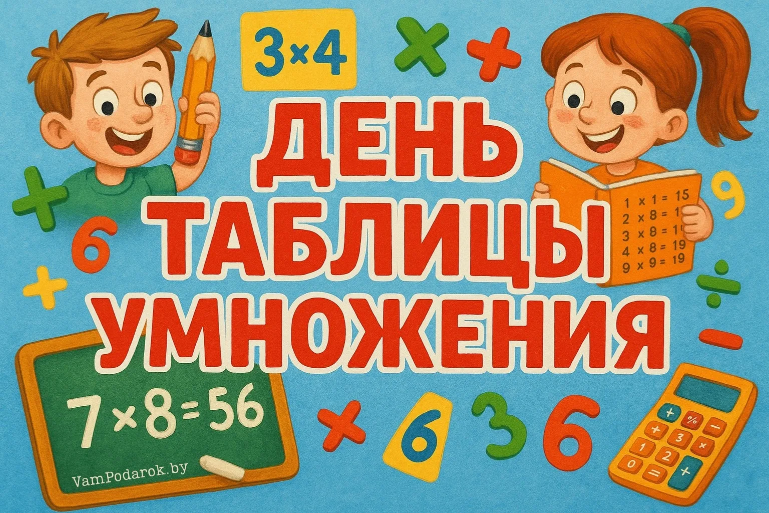 Всемирный день таблицы умножения отмечается ежегодно в первую пятницу октября.  Он посв...