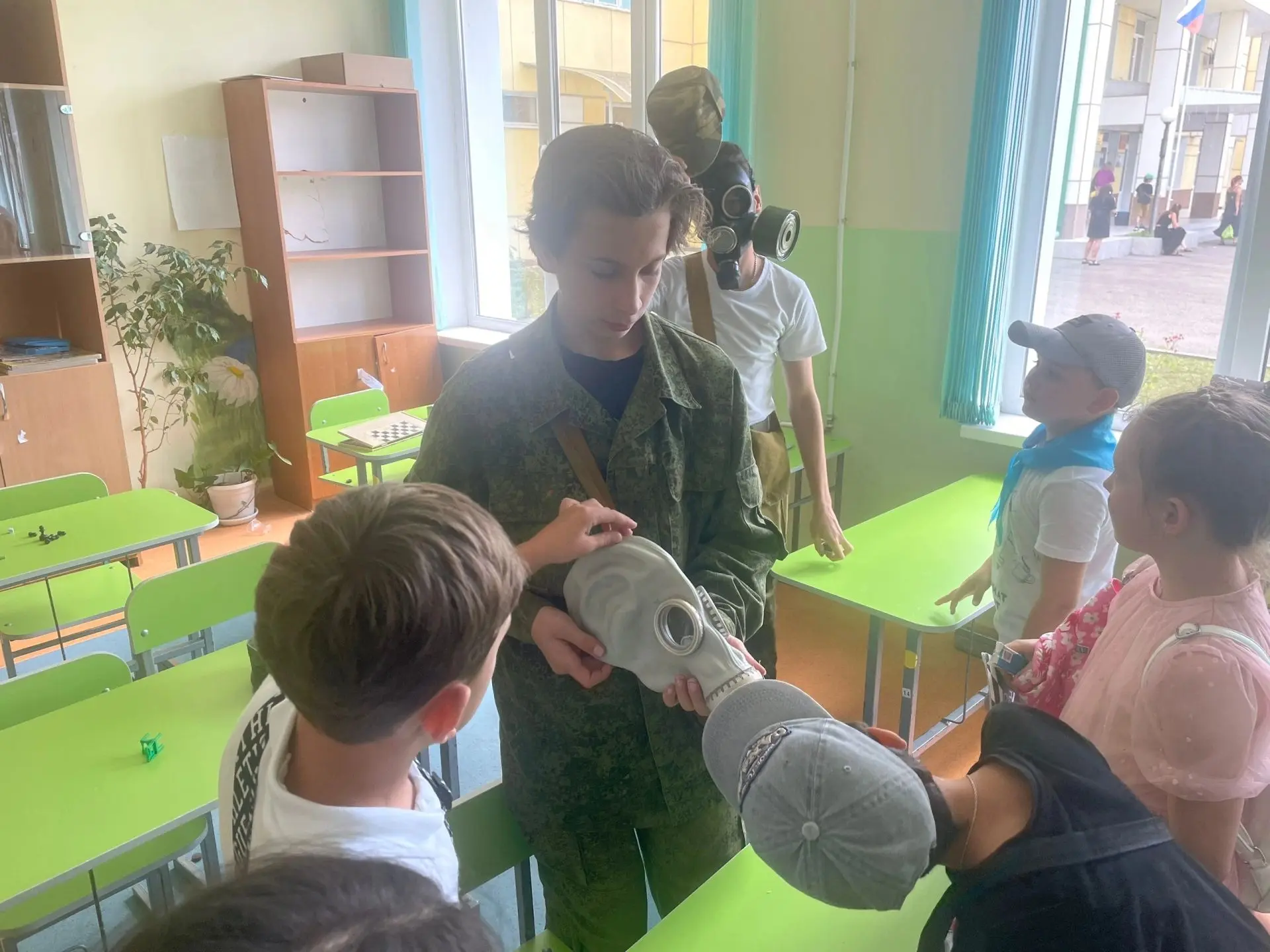 В завершении смены в нашем пришкольном лагере состоялось познавательное мероприятие по пожарной безо