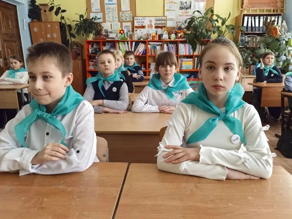Сегодня в нашей начальной школе состоялось занятие для юных членов движения «Орлята Рос...