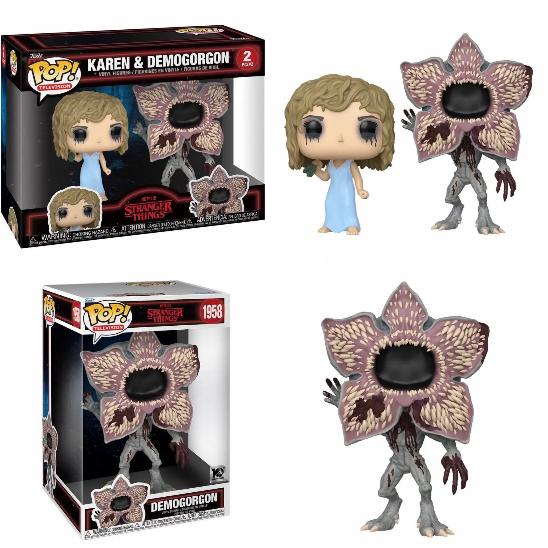 Новая Funko Pop! фигурка Карен и Демогоргона из пятого сезона «Очень странных дел».