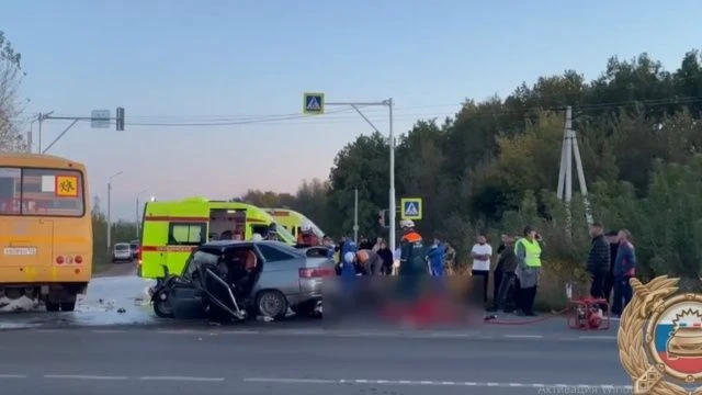 ⚡️⚡️⚡️В ДТП попал школьный автобус