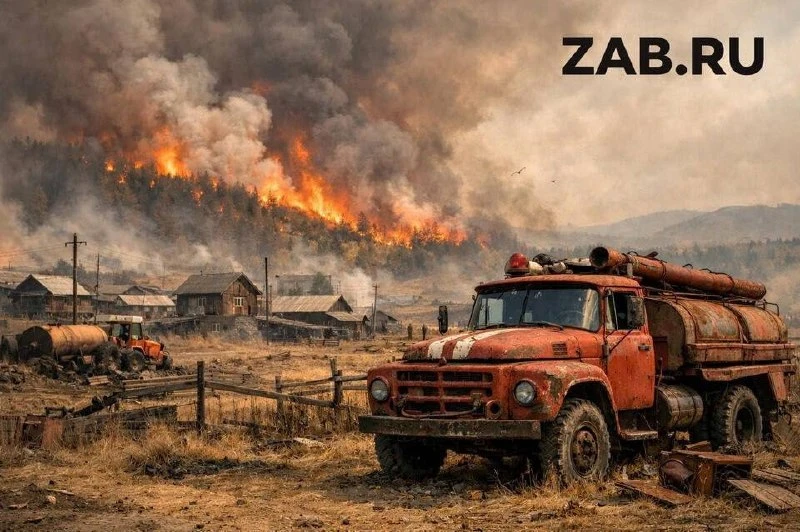 🔥 Окурок — и гектар травы в огне  В Петровск-Забайкальском округе сухая трава вспыхнула после неосто