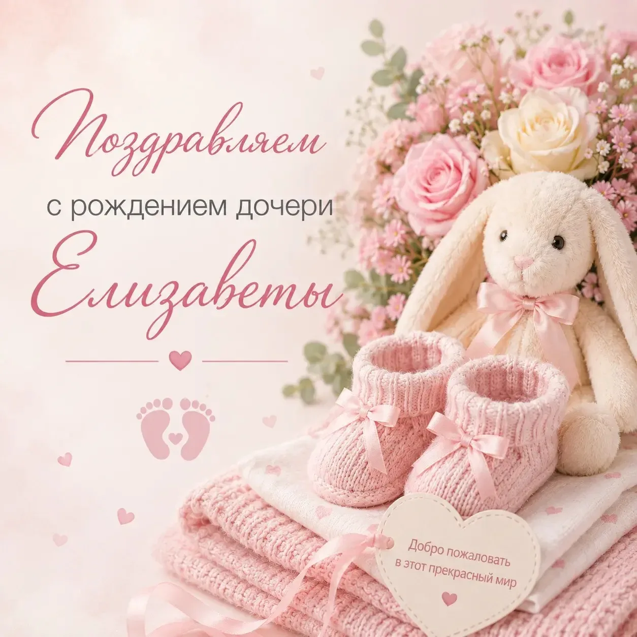 👶🌸 С днём рождения, маленькая Елизавета!