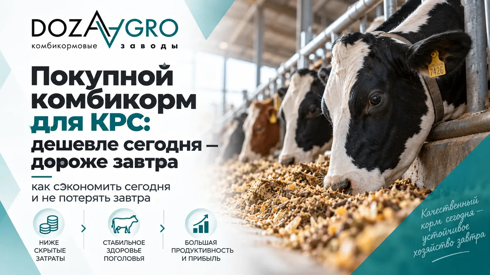 🐄 Почему одна корова даёт вкусное молоко, а другая — нет?