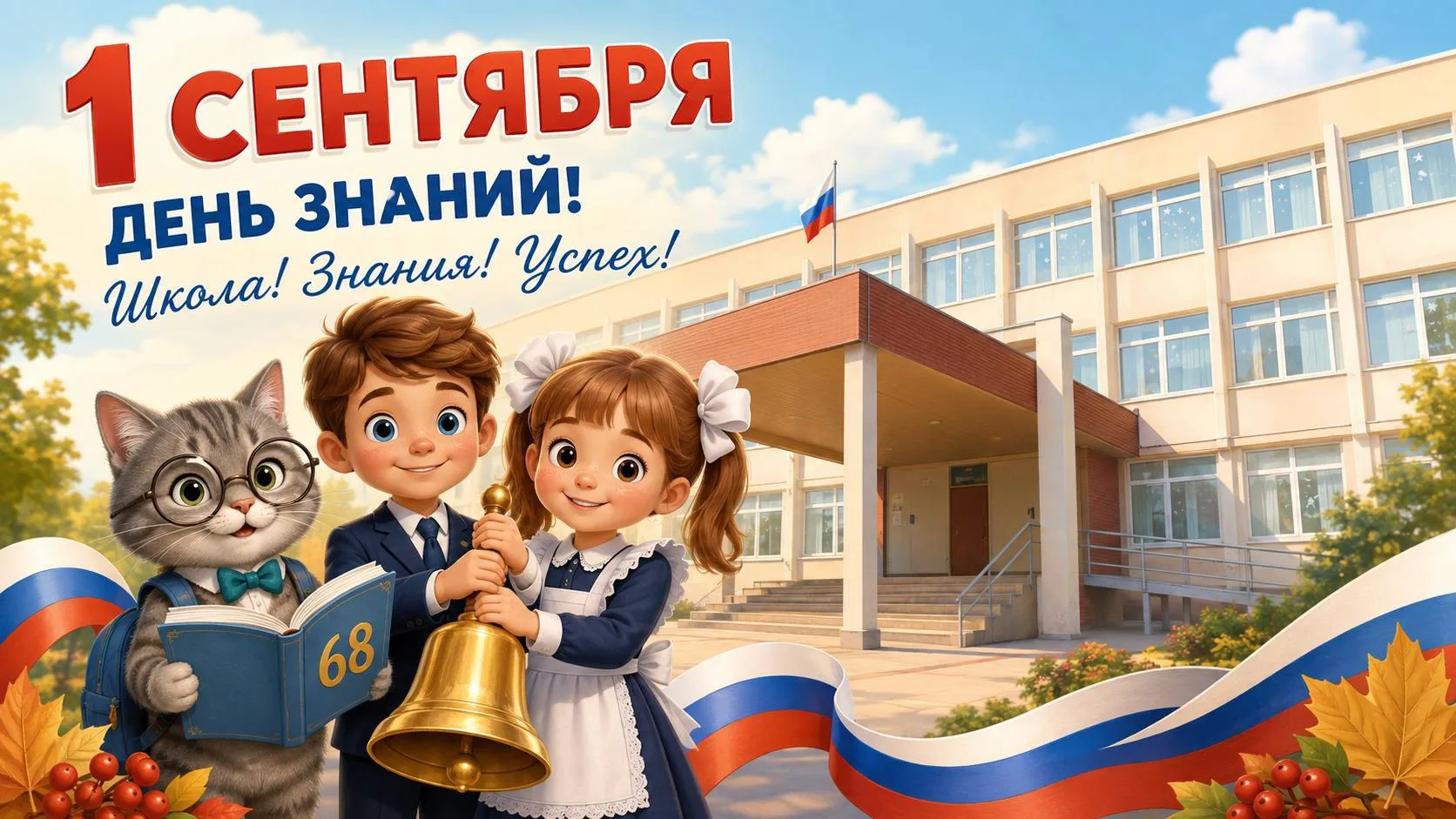 🎓 1 СЕНТЯБРЯ — ДЕНЬ ЗНАНИЙ! 🔔