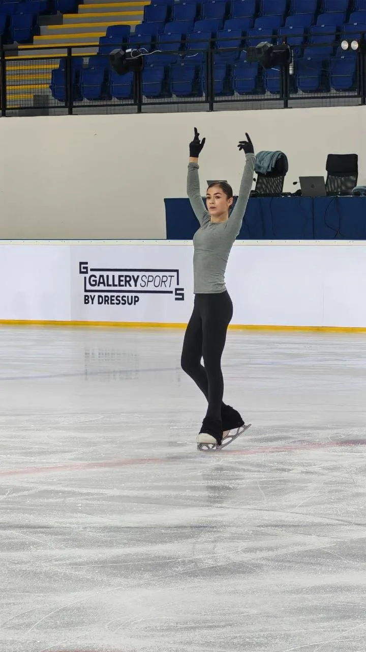 🏆 Прогон произвольных программ наших девушек на  тренировке Trialeti Trophy