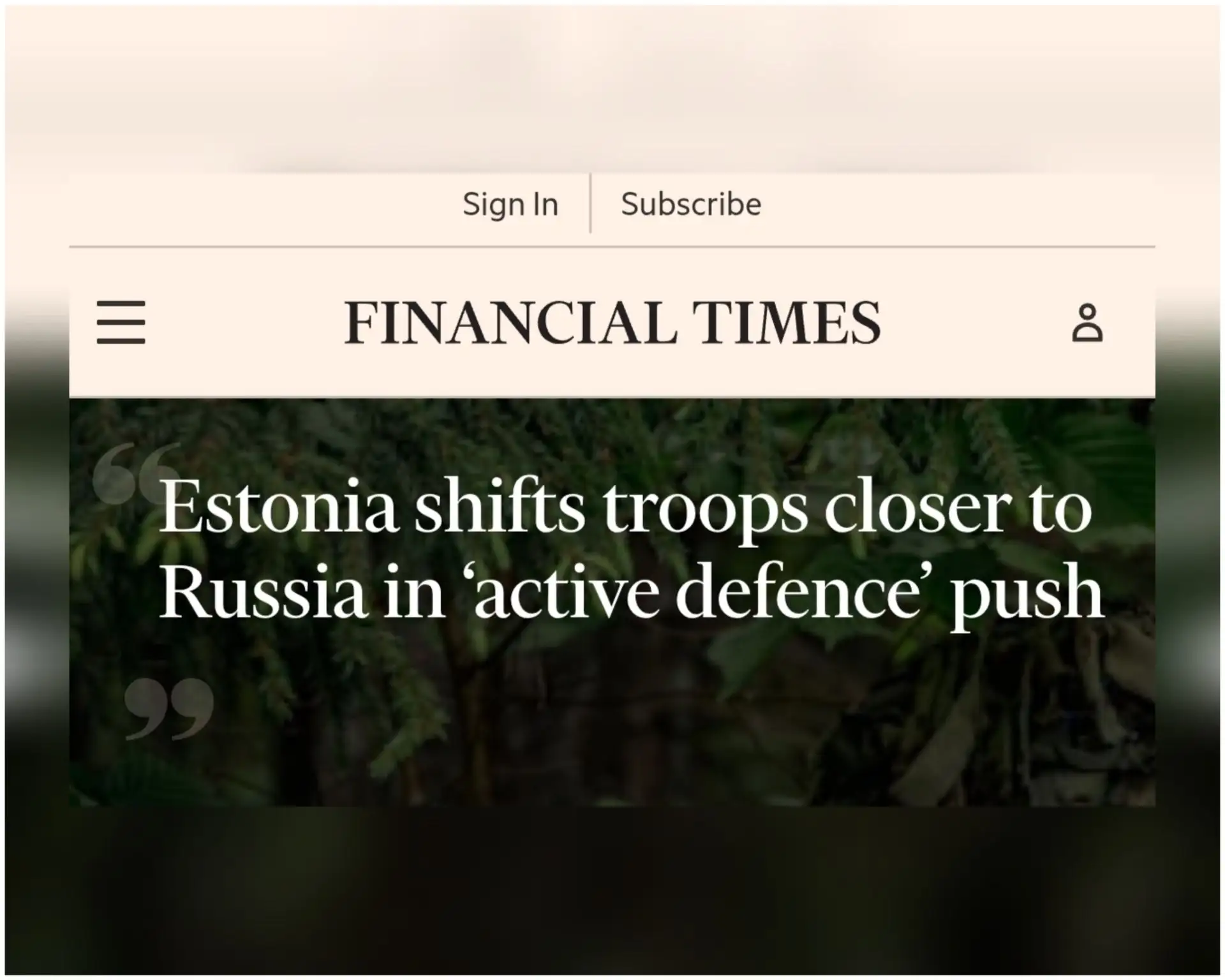 🇷🇺🇪🇪 — «Эстония перебрасывает основные боевые подразделения к границе с РФ и готови...