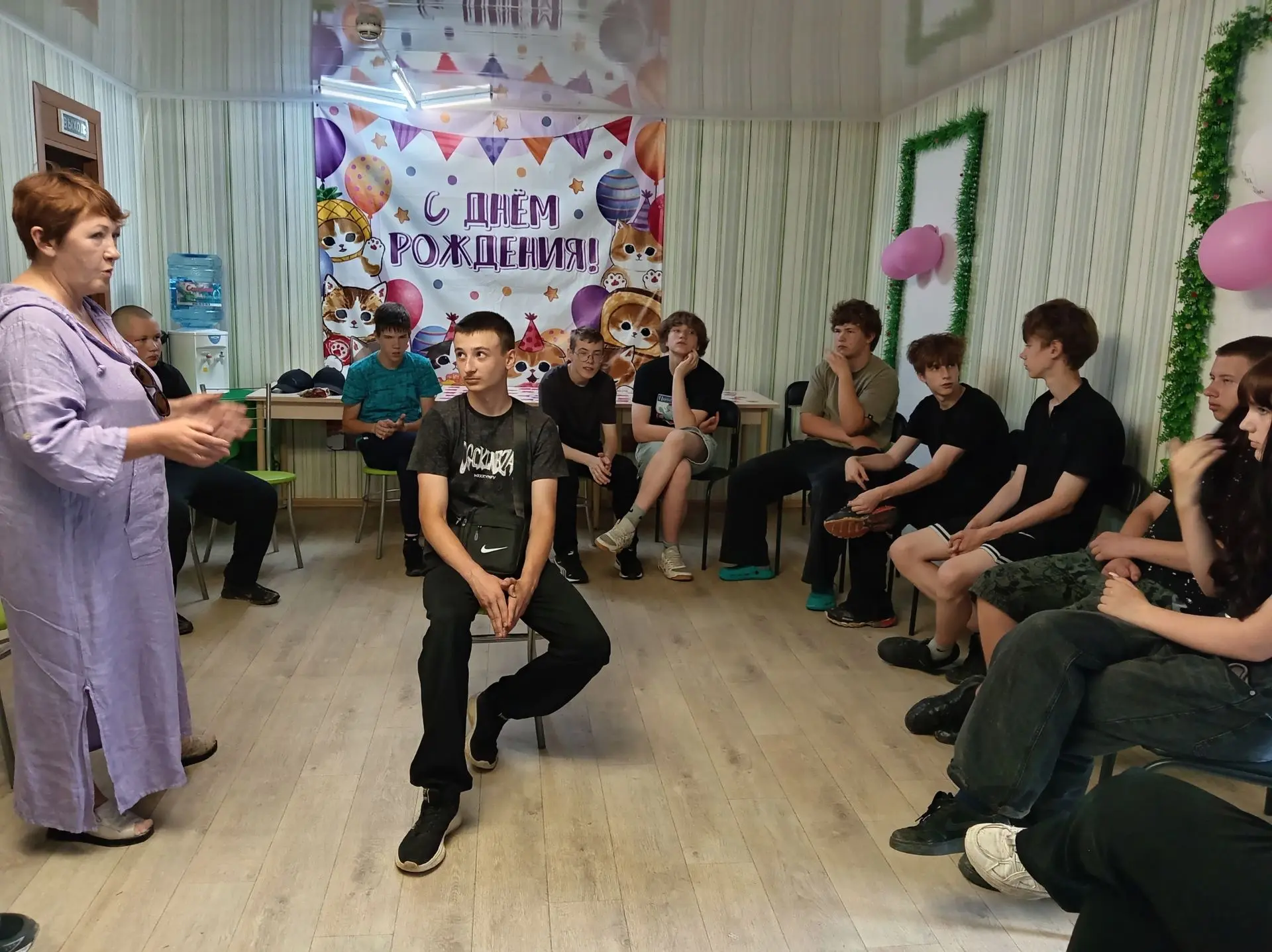 24 июня в городском парке культуры и отдыха для бригады «Трудового лета» было организовано тренингов