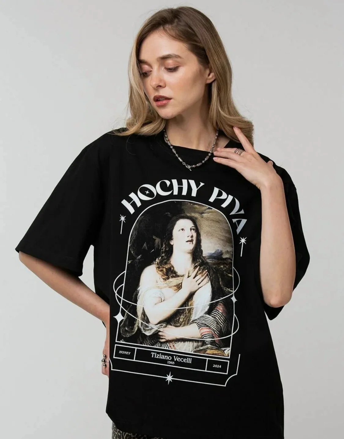 Футболка оверсайз Honey Hochy Piva