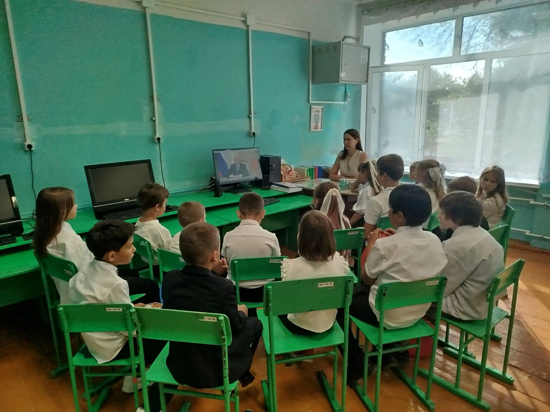 1 сентября в Филиале МОУ ООШ с Калдино в с Семёновка прошло первое в новом учебном году...