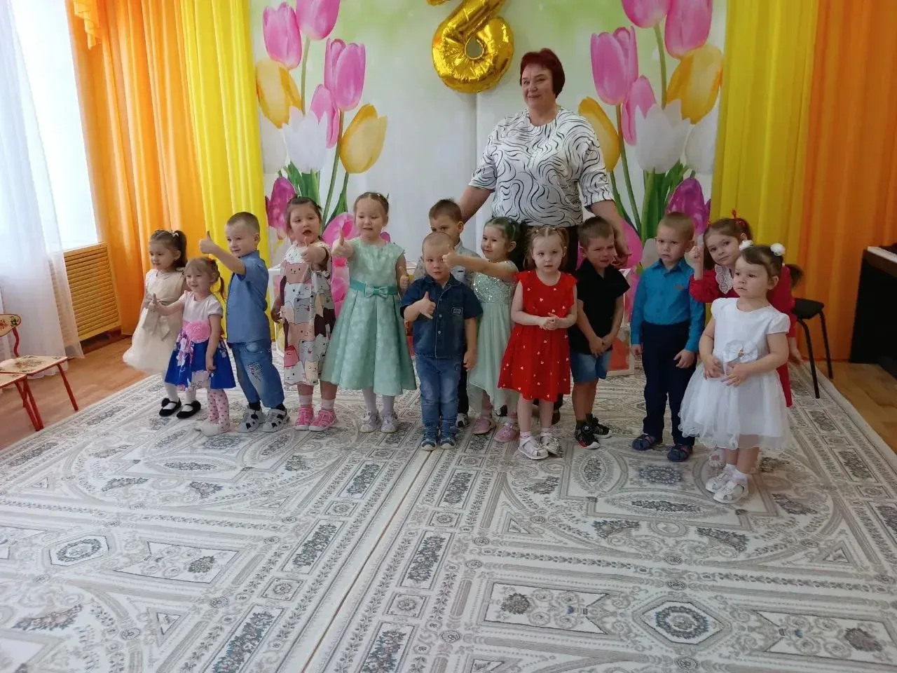 Сегодня в нашем детском саду прошёл чудесный утренник, посвящённый Международному женск...