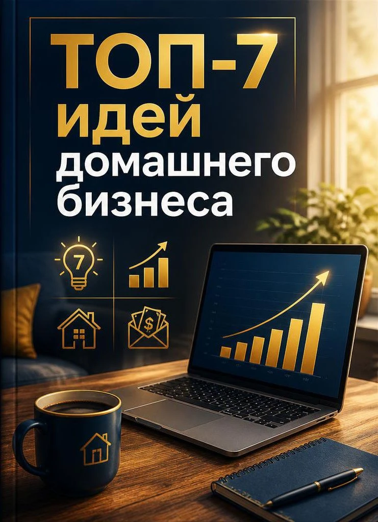 Книга "ТОП-7 идей домашнего  бизнеса"