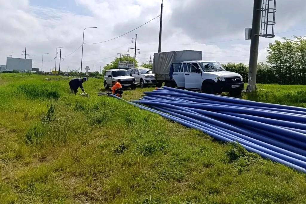 ГУП КК «Кубаньводкомплекс»: реконструкция участка водопровода в Крымском районе