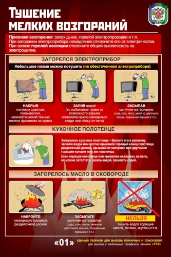 ‼Главная опасность при тушении бытовых электроприборов - риск поражения электрическим т...