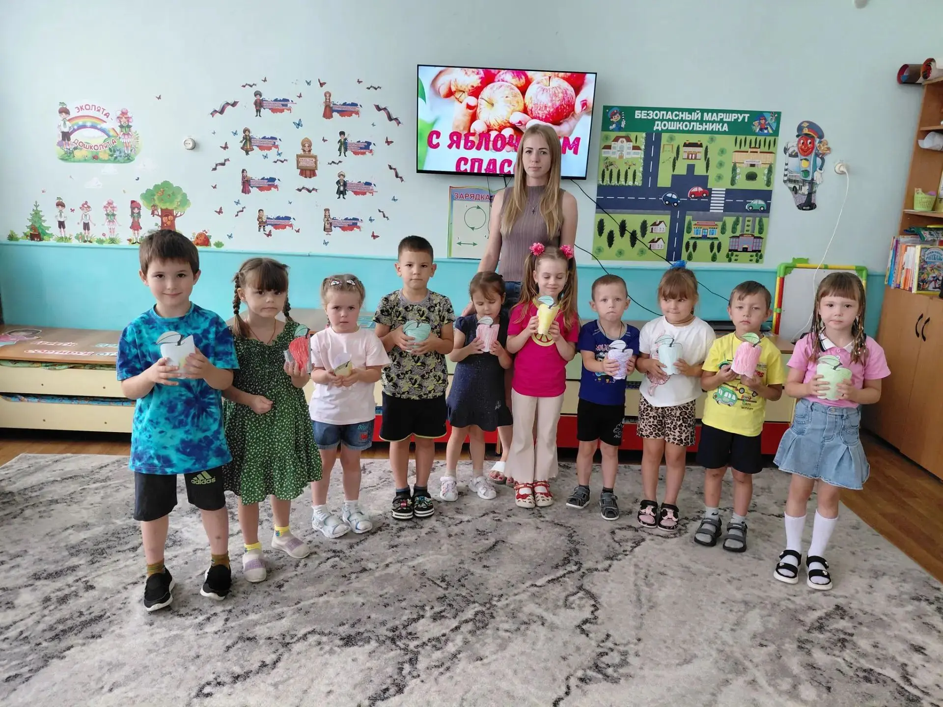 Как мы отмечали Яблочный Спас в детском саду! 🎉