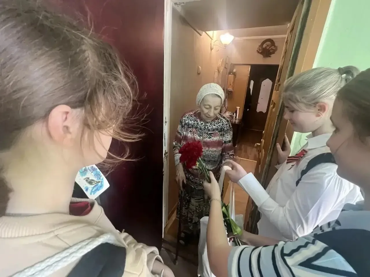 🎖️Поздравляем наших Героев  В преддверии праздника наши ученики поздравляли Ветеранов Великой Отечес